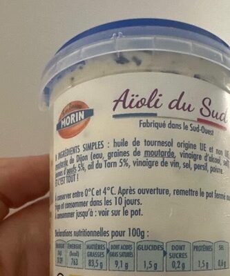 Aïoli du sud
